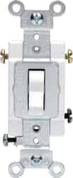 Leviton 20 amps Switch White 1 pk Toggle Commercial