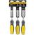 Stanley FaxMax Thru-Tang 1/2 W x 9 in. L Steel Wood Chisel Set Yellow 3 pc.