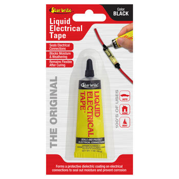 Star Brite 4 in. W x 7 in. L Black Liquid Electrical Tape