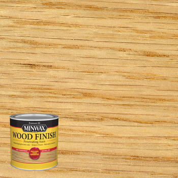 Minwax Wood Finish Semi-Transparent Natural Oil-Based Wood Stain 0.5 pt