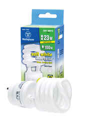 Westinghouse Mini-twist 23 watts 4.5 in. Warm White CFL Bulb 1600 lumens Spiral 1 pk