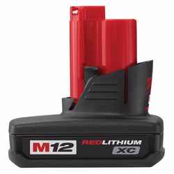 Milwaukee M12 REDLITHIUM XC 12 V 3 Ah Lithium-Ion High Capacity Battery Pack 1 pc