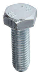HILLMAN M8-1.25 mm Dia. x 25 mm L Heat Treated Steel Hex Head Cap Screw 50 box
