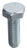 HILLMAN M8-1.25 mm Dia. x 25 mm L Heat Treated Steel Hex Head Cap Screw 50 box