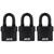 Ace 1-5/8 in. H x 1-3/4 in. W x 1-1/8 in. L Steel Double Locking Padlock 3 pk Keyed Alike