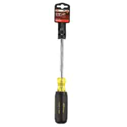 Ace 6 in. Slotted Screwdriver Steel Black 1 5/16