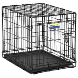 Contour Medium Steel Dog Crate 19.5 in. H x 18 in. W x 24 in. D Black