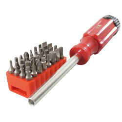 Ace 32 pc. Screwdriver Set Steel 8 in.