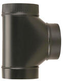 Imperial Manufacturing 7 in. x 7 in. x 7 in. Metal Stove Pipe TeeTee CapFlow TeeChimney Pipe Te