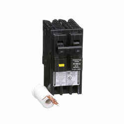 Square D HomeLine 50 amps Ground Fault 2-Pole Circuit Breaker