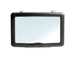 Custom Accessories Visor Mirror 1 pk Fits well on all visors Black