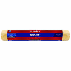 Wooster Super/Fab Fabric 18 in. W X 1/2 in. S Regular Paint Roller Cover 1 pk