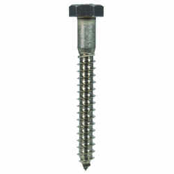 Hillman 5/16 in. x 2-1/2 in. L Hex Stainless Steel Lag Screw 25 pk