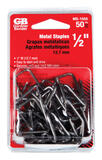 Gardner Bender 1/2 in. W Metal Insulated 50 pk Cable Staple