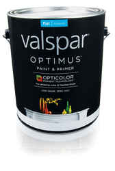 Valspar Optimus Flat Basic White Paint and Primer Interior 1 gal