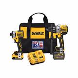 DeWalt FLEXVOLT 20V MAX 20 V Cordless Brushless 2 Hammer Drill and Impact Driver Kit