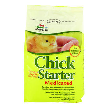 Manna Pro Chick Starter Grower/Starter Feed Crumble For Poultry 5 lb.