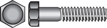 HILLMAN 5/8 in. Dia. x 1-1/2 in. L Zinc Plated Steel Hex Bolt 25 box