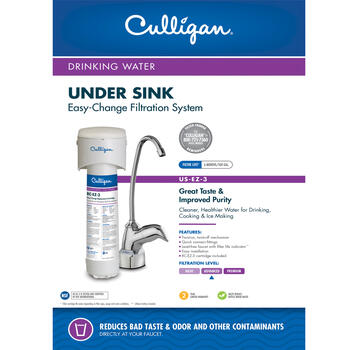 Culligan Easy Change Water Filtration System For Under Sink 500 gal.