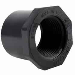Charlotte Pipe Schedule 80 3/4 in. Spigot x 1/2 in. Dia. FPT PVC Reducing Bushing
