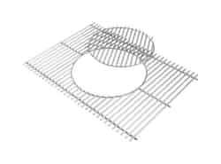 Weber Gourmet BBQ System Stainless Steel Grill Cooking Grate 0.6 in. H x 26 in. L x 19.5 in. W
