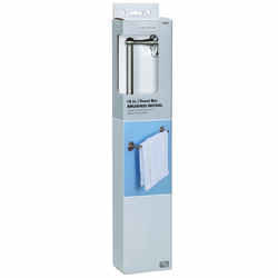 OakBrook Brushed Nickel Towel Bar 18 in. L Zinc
