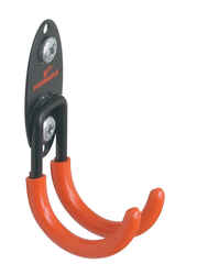 Racor Tornado Rubber Coating Black/Orange Steel Small J 6-5/8 in. L Hook 1 pk 40 lb.