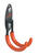 Racor Tornado Rubber Coating Black/Orange Steel Small J 6-5/8 in. L Hook 1 pk 40 lb.