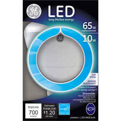 GE BR30 E26 (Medium) LED Bulb Soft White 65 Watt Equivalence 1 pk