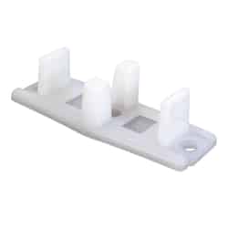 Prime-Line White Plastic By-Pass Guide 1 pk