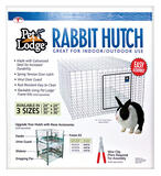 Pet Lodge Rabbit Hutch 16 in. x 24 in. x 24 in. Vinyl