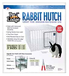 Pet Lodge Rabbit Hutch 16 in. x 24 in. x 24 in. Vinyl