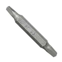 Ace Square Recess #2/#3 in. x 2 in. L S2 Tool Steel 1/4 in. Double-Ended Screwdriver Bit Set 1