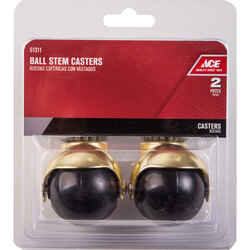 Ace 2 in. Dia. Swivel Hooded Ball Caster 80 lb. 2 pk