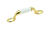Amerock Allison Allison Cabinet Pull 3 in. White/Polished Brass 1 pk
