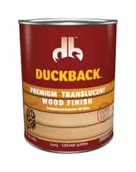 Duckback Premium Transparent Cedar Satin Penetrating Oil Wood Finish 1 qt
