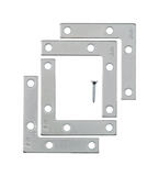 Ace 2-1/2 in. H x 3.75 in. W x 2-1/2 in. D Zinc Flat Corner Brace