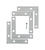 Ace 2-1/2 in. H x 3.75 in. W x 2-1/2 in. D Zinc Flat Corner Brace