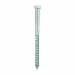 HILLMAN 5 in. L x 3/8 in. Hex Steel Hot Dipped Galvanized Lag Screw 50 pk