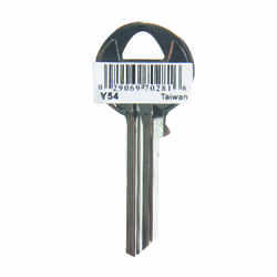 Hy-Ko Automotive Key Blank EZ# Y54 Single sided For For Yale Locks