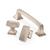 Amerock Mulholland Pull Cup Flush Pull Satin Nickel 1 pk