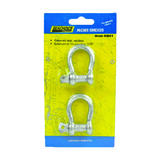 Seachoice Galvanized Steel 11.5 in. L x 5/16 in. W 2 pc. Shackle