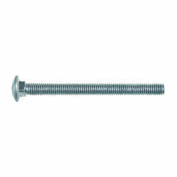 HILLMAN 3/8 Dia. x 4-1/2 in. L Hot Dipped Galvanized Steel Carriage Bolt 50 pk