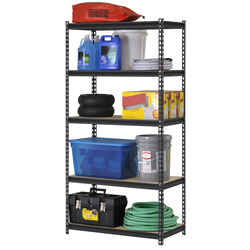 Casa Solutions 36 in. W x 72 in. H x 18 in. D Steel Shelving Unit