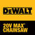 DeWalt XR 12 in. 20 V Battery Chainsaw Kit (Battery & Charger)