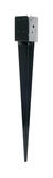 Simpson Strong-Tie 3.825 in. H x 34-7/8 in. D x 3.825 in. W Powder Coated Black Steel Mailbox Po