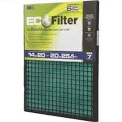 Web Eco Filter 14 in. W X 25 in. H X 1 in. D Polyester 7 MERV Air Filter