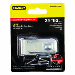 Stanley Hardware Zinc-Plated Steel 2-1/2 in. L Hasp