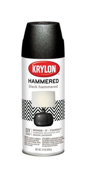 Krylon Hammered Black Spray Paint 12 oz