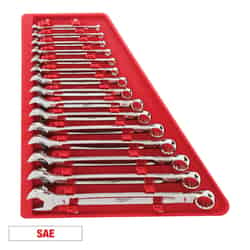 Milwaukee MAX BITE SAE Combination Wrench Set 15 pc